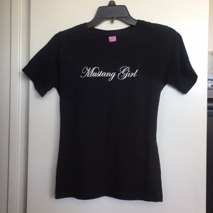 100% cotton Mustang Girl t-shirt